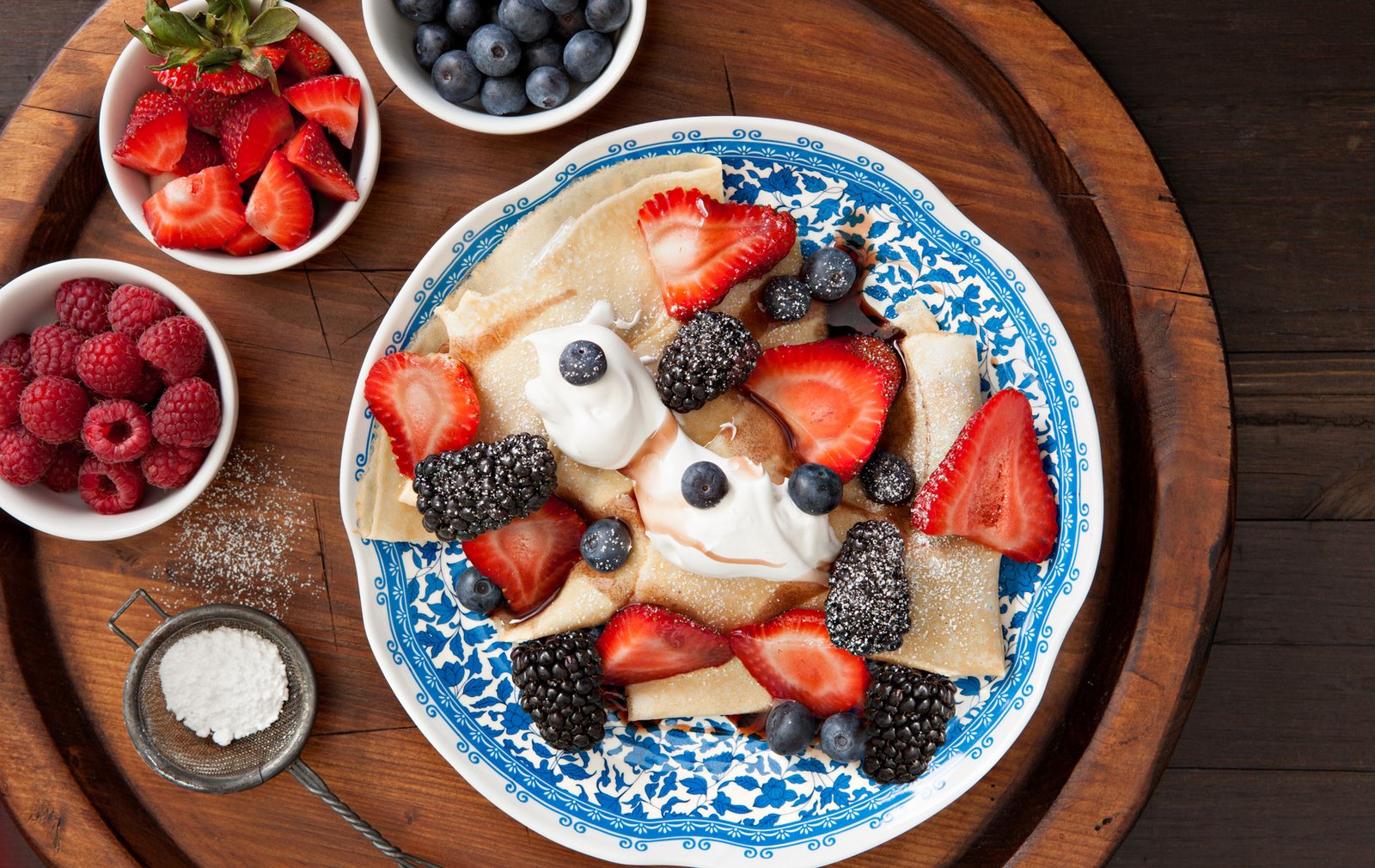 tasty french crepes