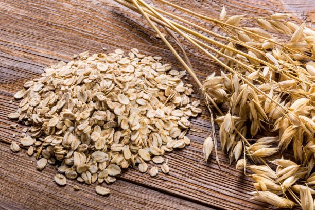 oat bran image on table