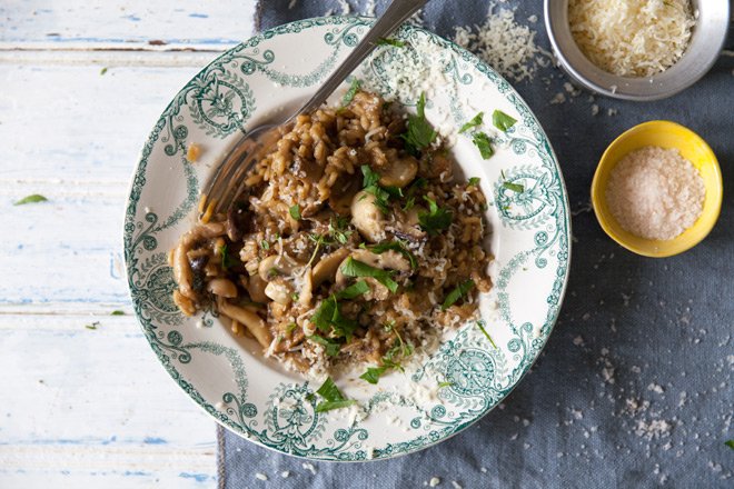 wild mushroom risotto recipe