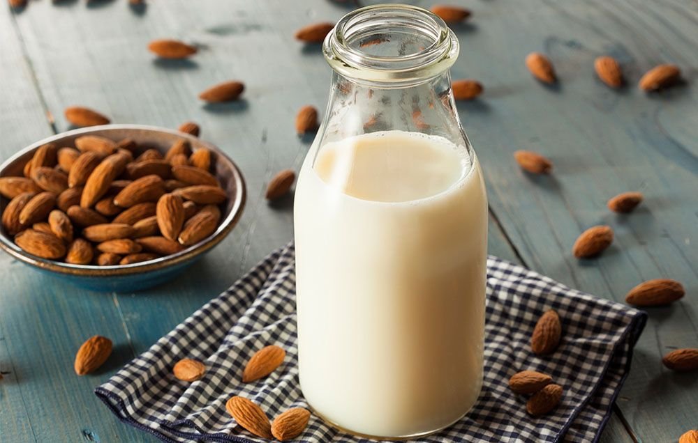 almond milk image